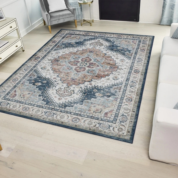 Wyatt & Ash Other - Wyatt & Ash Washable Indoor Area Rug, Geraldine